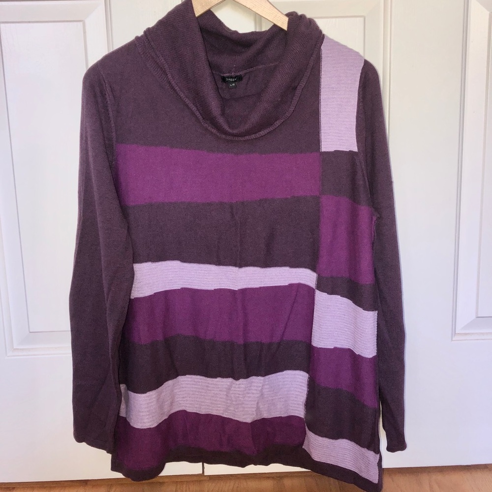 Purple Knit Sweater